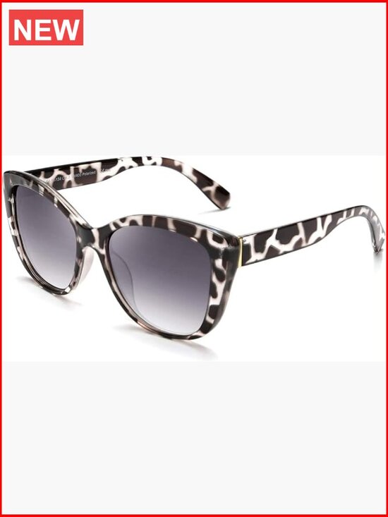 Polarized Cat Eye Sunglasses UV400 Protection Retro Jackie O Style main image 6